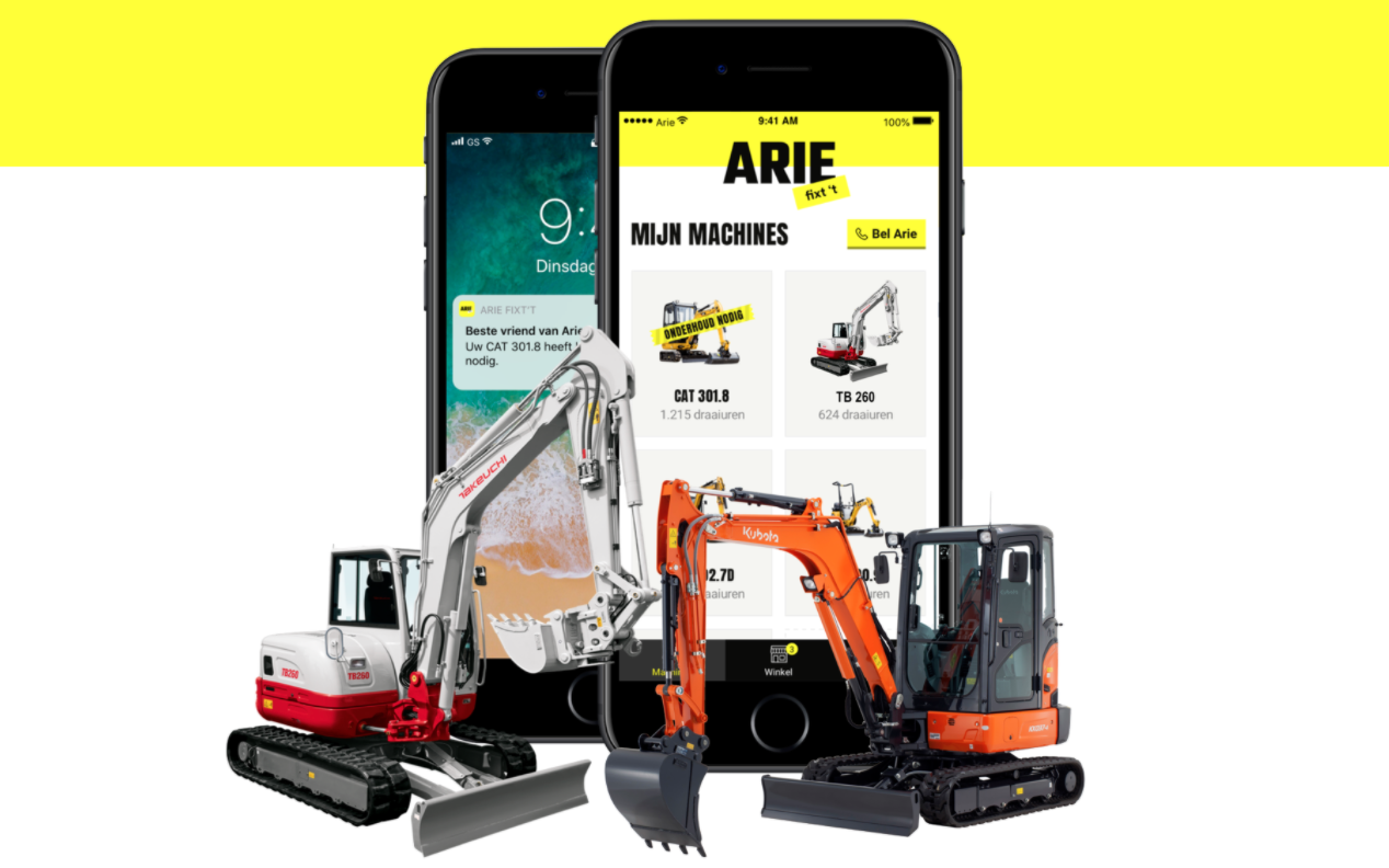 Indicate and improve bottlenecks in the customer journey for the app Arie Fixt ‘t